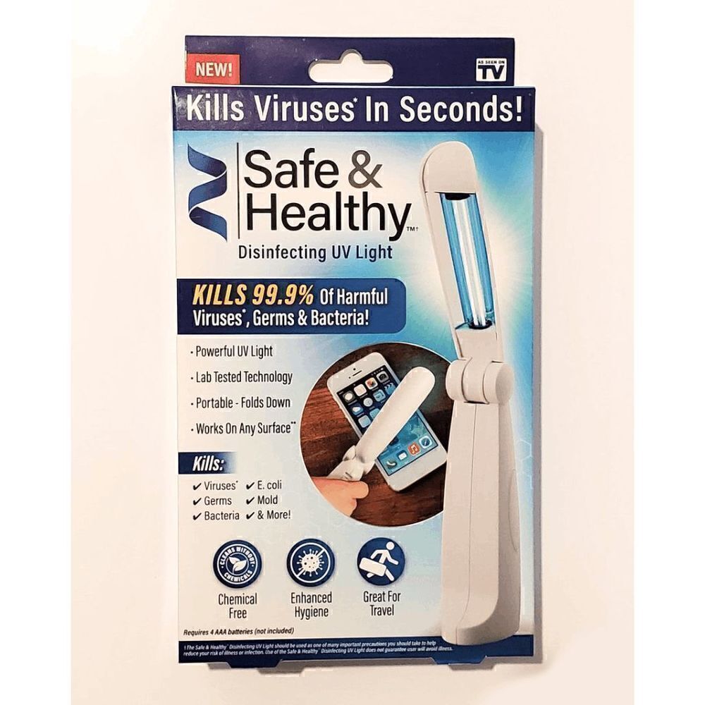 Portable Safe and Healthy Disinfecting Sanitizing UV-C Light Wand NEW IN BOX